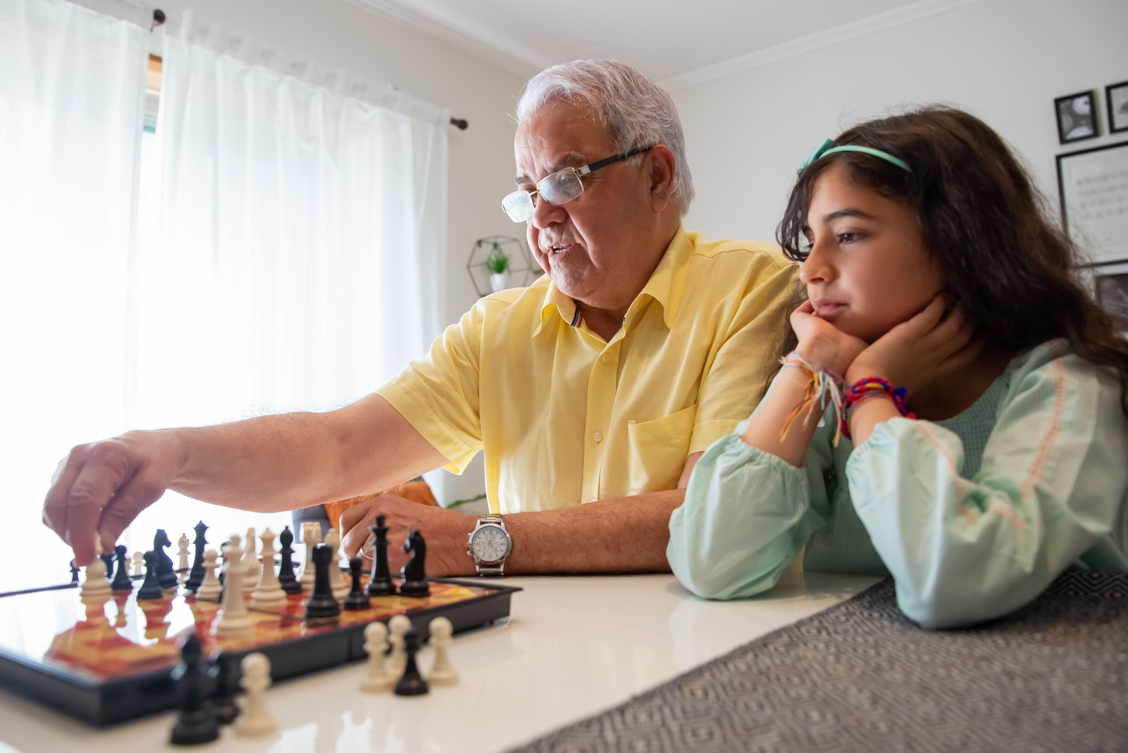 Schackspel mellan generationer